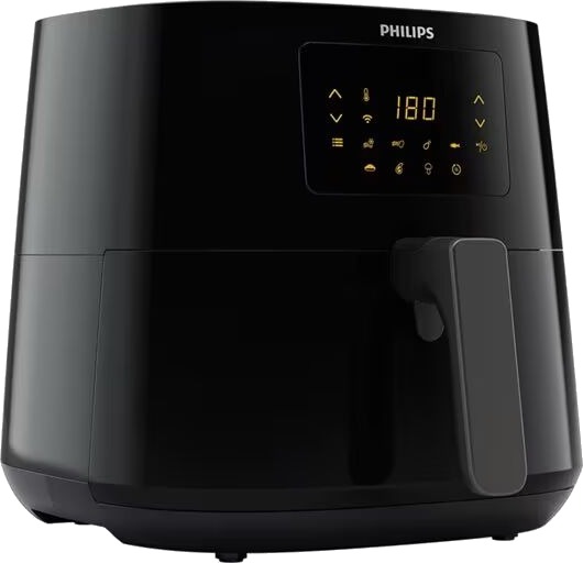 Philips Essential XXL Airfryer 6,2L 2000W Mørk Sølv/Svart Philips Essential XXL Airfryer 6,2L 2000W Mørk Sølv/Svart