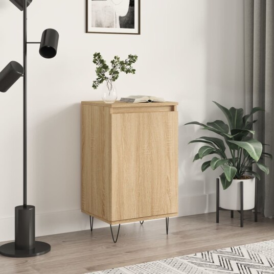 vidaXL Skjenk sonoma eik 40x35x70 cm konstruert tre vidaXL Skjenk sonoma eik 40x35x70 cm konstruert tre