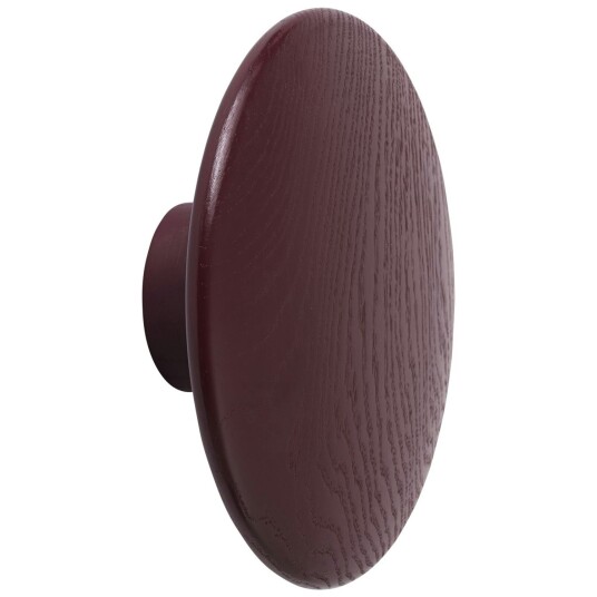 Muuto The Dots klesknagg burgundy stor Muuto The Dots klesknagg burgundy stor