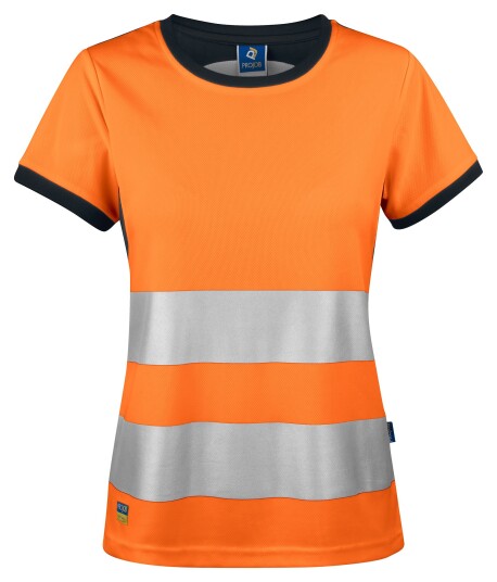 ProJob 6012 T Skjorte Dame En Iso 20471 Kl 2/1 Orange/Black XXL ProJob 6012 T Skjorte Dame En Iso 20471 Kl 2/1 Orange/Black XXL