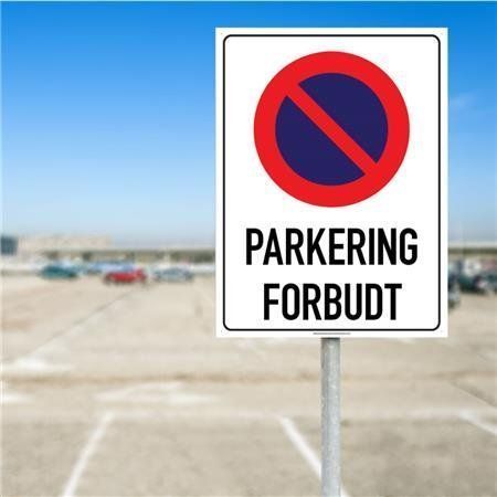 Skilt Parkering Forbudt