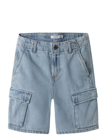 Name It Nkmryan L Dnm Cargo Shorts 8250 Oz Blue 122