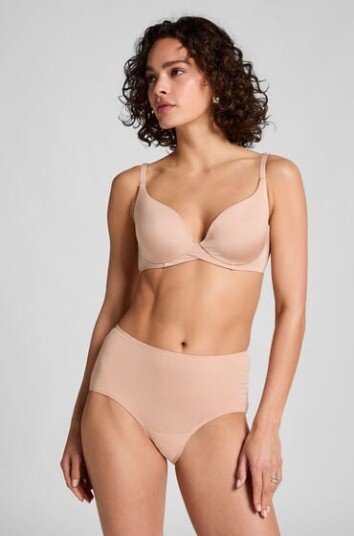 Hunkemöller Supersliptruse Midi Beige