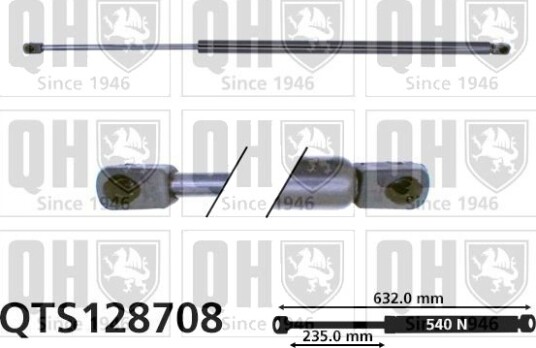 QUINTON HAZELL QTS128708 Baklukedemper