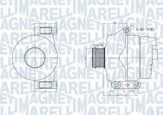 Dynamo MAGNETI MARELLI 063731934010