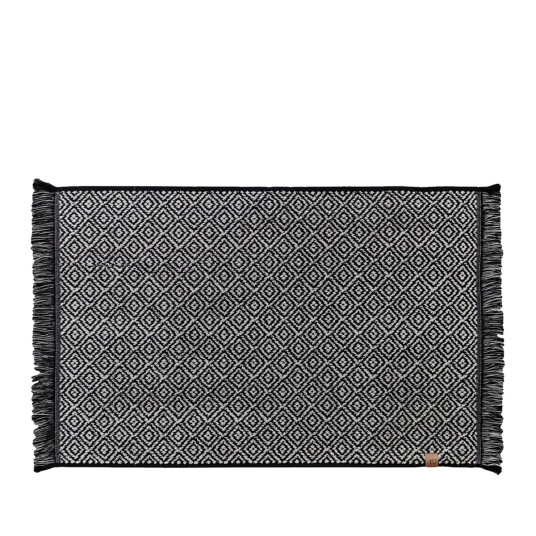 Mette Ditmer Morocco baderomsmatte 50 x 80 cm Black-white Mette Ditmer Morocco baderomsmatte 50 x 80 cm Black-white