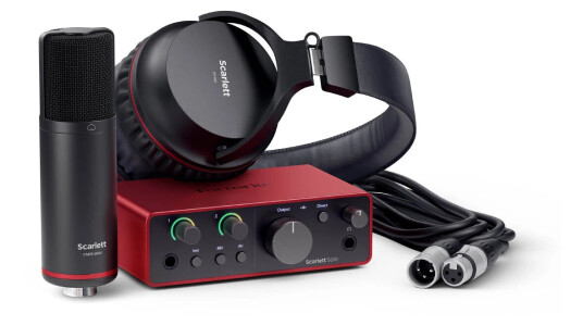 Focusrite Scarlett Solo Studio 4. generasjons lydkortpakke Focusrite Scarlett Solo Studio 4. generasjons lydkortpakke
