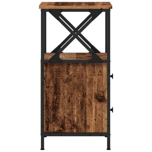  Nattbord gammelt tre 34x35,5x70 cm konstruert tre 8721158444912