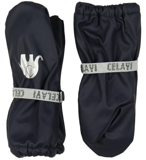 CeLaVi Votter m. Fleece PU Navy 0 2 år 50 92 Votter Blå