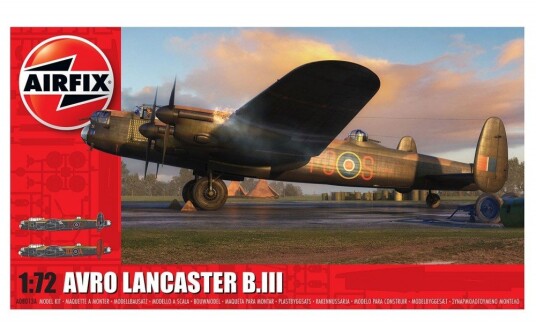 Airfix 1/72 Avro Lancaster B.III Modellbyggesett med 236 Deler