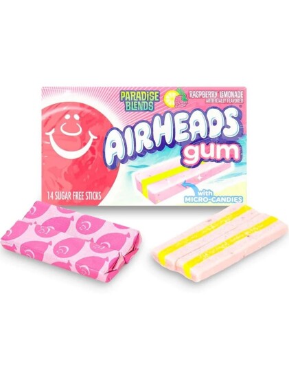 Airheads Gum Raspberry Lemonade USA Import
