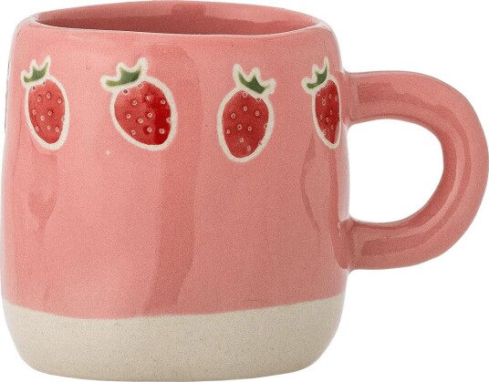Bloomingville Millie kopp 11 cl Rosa jordbær