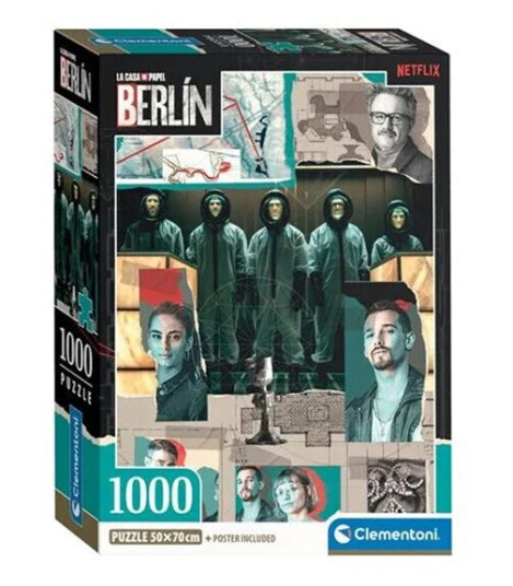 Clementoni Jigsaw Puzzle La Casa de Papel 1000pcs. Gulv