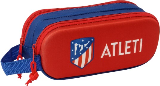 AtleticoMadrid 3D Dobbeltpennal Atleti Rød