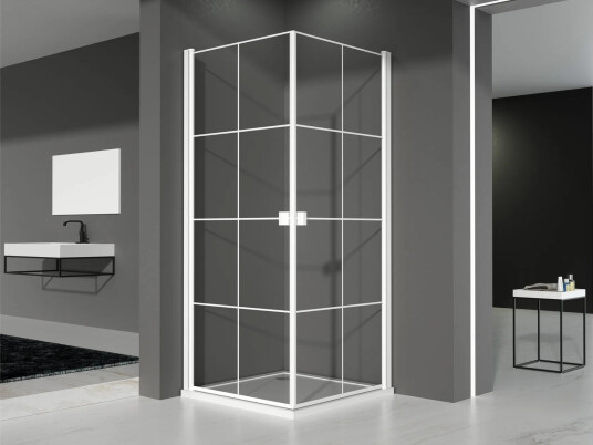 Rosinedal Dusjvegg 90x200 cm - Hvit