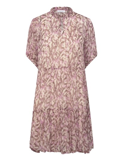 Coster Copenhagen Short Dress In Dreamscape Print Pink 38