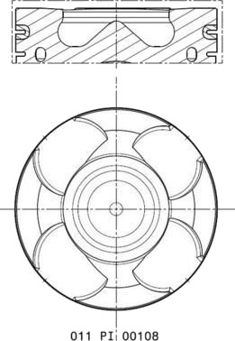 Stempel MAHLE 011 PI 00108 001