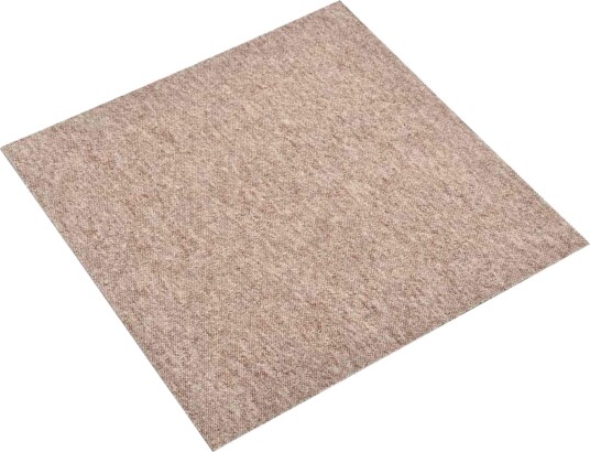 Teppe 20 pcs Beige 50 x 50 cm 100% Polypropylen Teppe 20 pcs Beige 50 x 50 cm 100% Polypropylen