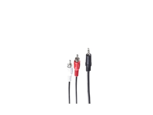 Shiverpeaks Bs30832 15 3.5Mm Hankjønn 2 X Rca Hankjønn 15 M Sort
