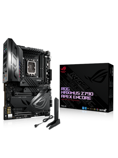 ASUS ROG MAXIMUS Z790 APEX ENCORE Hovedkort - Intel Z790 - Intel LGA1700 socket - DDR5 RAM - ATX