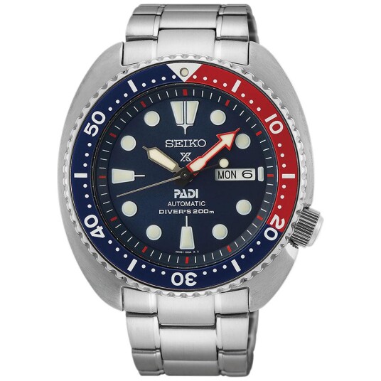 Seiko, Prospex Turtle Automatic dykkerklokke med stållenke Seiko, Prospex Turtle Automatic dykkerklokke med stållenke
