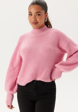 BUBBLEROOM Turtleneck Knitted Sweater Pink 3XL BUBBLEROOM Turtleneck Knitted Sweater Pink 3XL