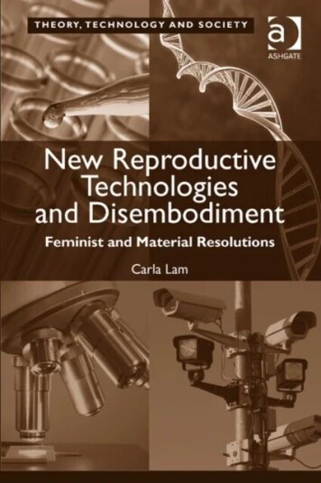 New Reproductive Technologies And Disembodiment Av Carla Lam