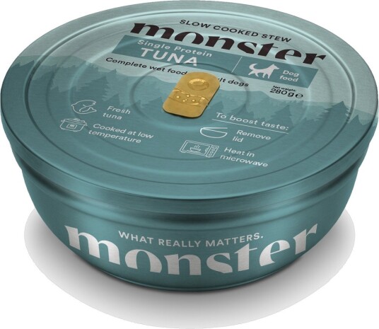 Monster Pet Food Slow Cooked Stew Tunfisk 280 g våtfôr for hunder Monster Pet Food Slow Cooked Stew Tunfisk 280 g våtfôr for hunder