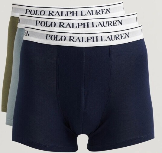 Polo Ralph Lauren 3 Pack Trunks Navy/Blue/White