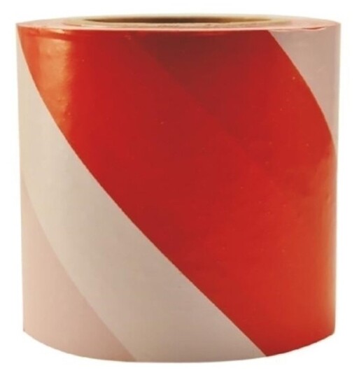 Painto Varseltape 100m x 80mm Rød/Hvit Painto Varseltape 100m x 80mm Rød/Hvit