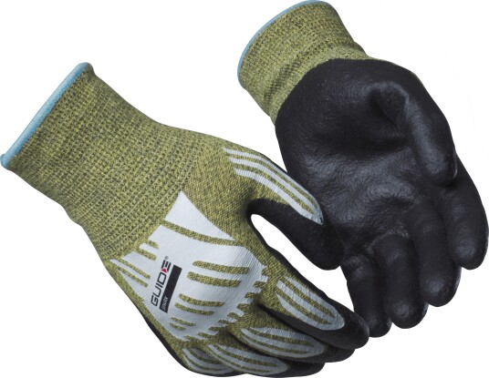 Guide Gloves 7506 Hanske nitrildyppet, lysbue, kontaktvarme 6, Klær