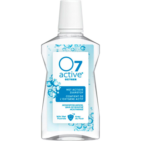 Oxygen o7 ACTIVE Fluorid 500 Munnvann