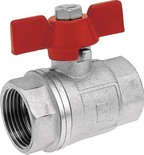 Ferro Kuleventil Muffe-Muffe 1/2" Vann Km1