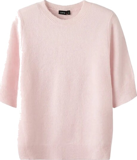 LMTD Nlfbynt Ss Short Knit Pink 134 140 LMTD Nlfbynt Ss Short Knit Pink 134 140