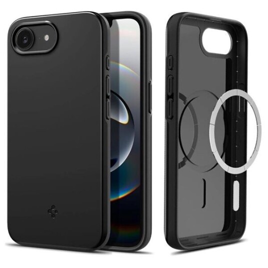 Spigen Thin Fit MagSafe Mobildeksel for iPhone 16e - Svart