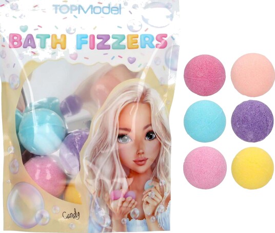 Topmodel Badebombe Candy Glam 6-Pakning