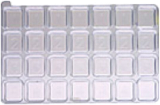 Dosett Dosett medi innsats transparent 10 stk.