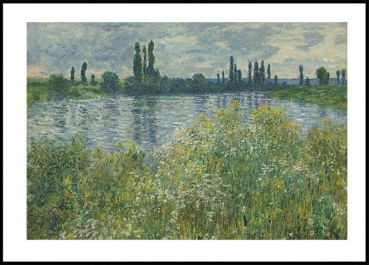 Banks of the Seine By Claude Monet Plakat Plakat / 100x150cm