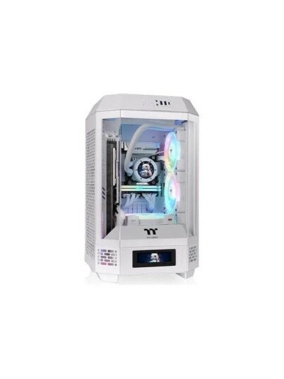 Thermaltake The Tower 250 Mini Kabinett Hvit med Herdet Glass Thermaltake The Tower 250 Mini Kabinett Hvit med Herdet Glass