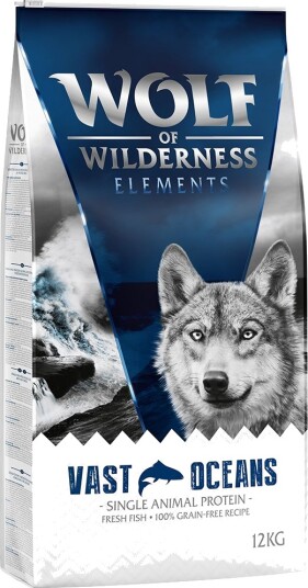 Wolf Of Wilderness Tørrfôr Monoprotein Vast Oceans Kornfritt Fisk 12 kg