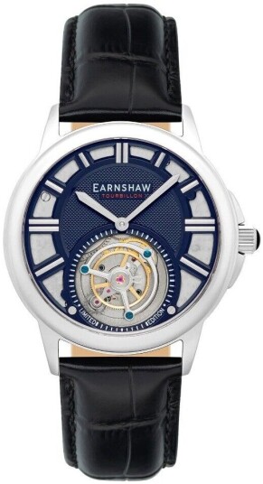 Thomas Earnshaw Herreklokke ES 8239 02 Disraeli Blå/Lær Ø42 mm