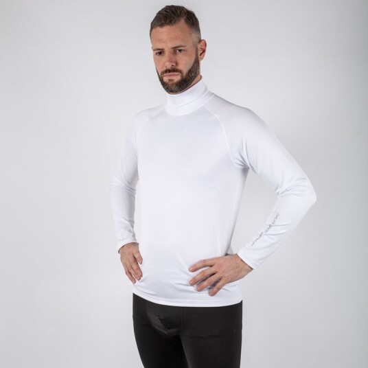 Galvin Green Edwin Skintight Hvit Golfgenser herre Vit (11) Small