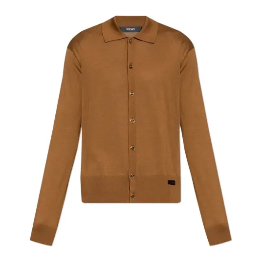 Versace Herre Strikkevarer Brun S,