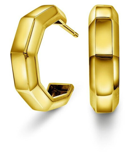 Pan Jewelry Stockholm Spark øreringer i forgylt 925 sølv