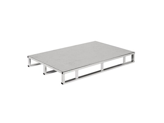 Stålpalle 1200X800mm Hel Bund