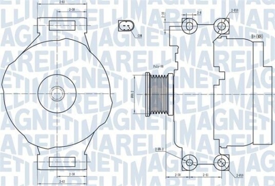 Dynamo MAGNETI MARELLI 063731773010