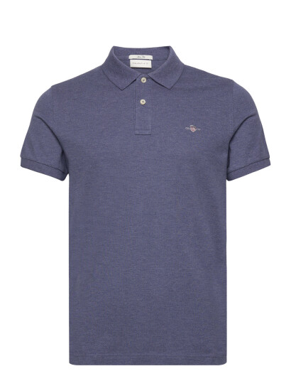 GANT Slim Shield Ss Pique Polo - Navy - XXL