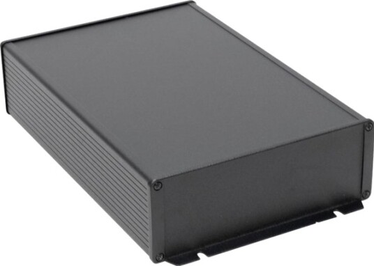 Hammond Electronics 1457U2802EBK 280 × 165 × 55 mm Aluminium Svart Kabinett