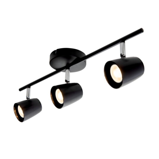 Airam Scandic Spot Taklampe 3xGU10 Sort