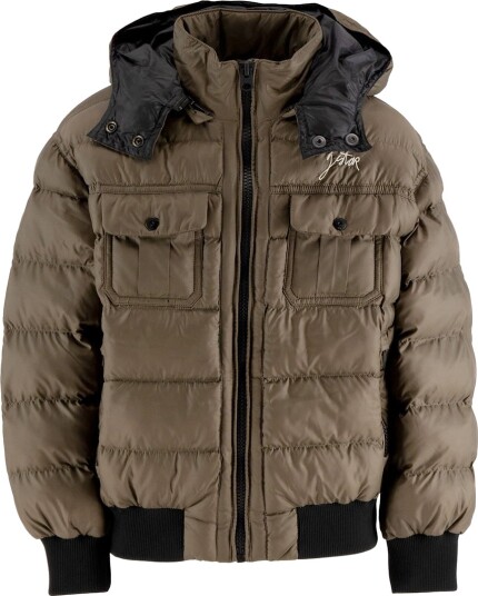 G Star RAW Polstret Jakke   Dark Olive   G Star RAW   14 år (164)   Dunjakke Brun Grønn